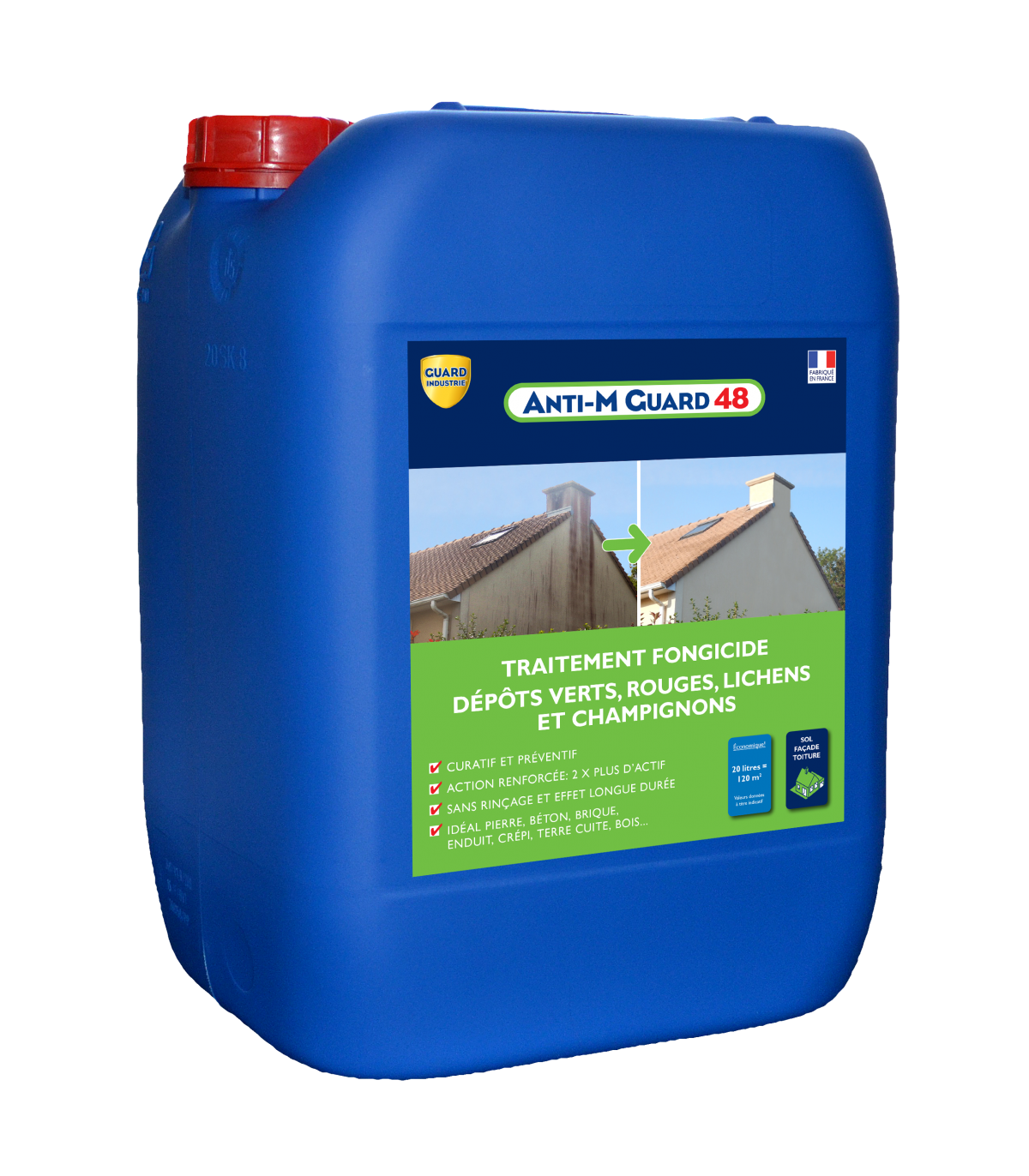 Anti M Guard 48 Traitement dépôts verts